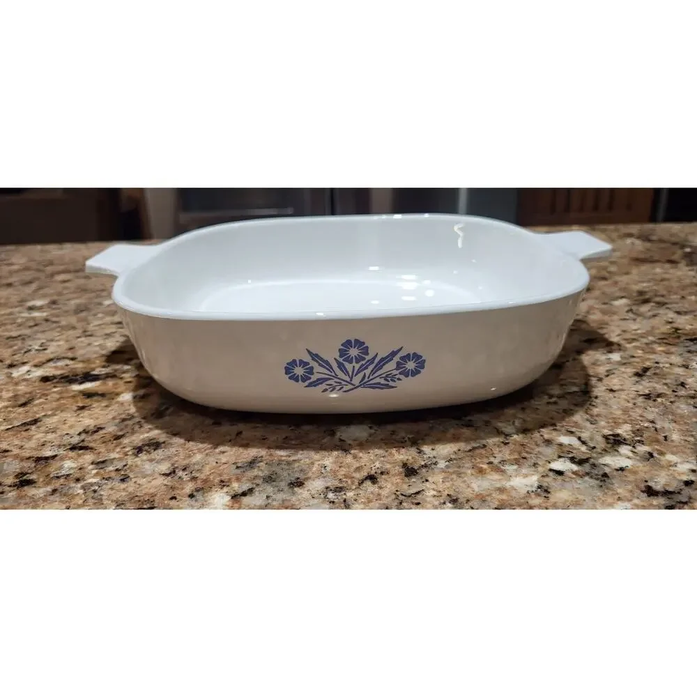 Vintage 9 Inch Corning Ware Casserole P-9-B Blue Cornflower NO LID